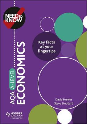 Book cover for Need to Know: AQA A-level Economics