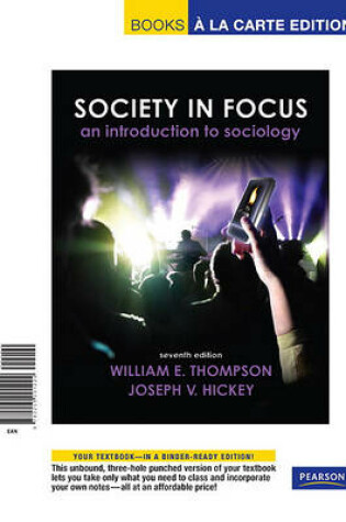 Cover of Society in Focus, Books a la Carte Edition