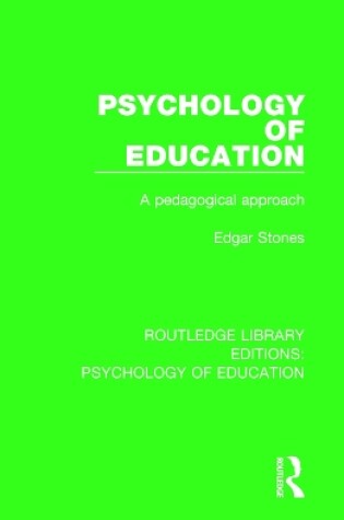 Cover of Psychology of Education