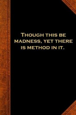 Cover of 2020 Daily Planner Shakespeare Quote Madness Method 388 Pages