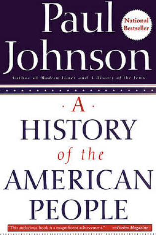 Cover of A History of the American People