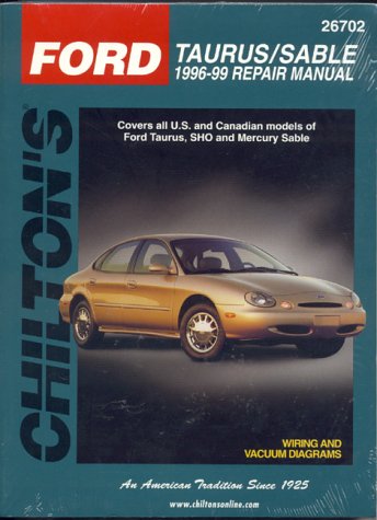 Book cover for Ford Taurus and Mercury Sable (1996-99)
