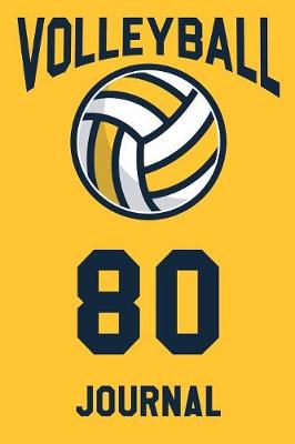 Book cover for Volleyball Journal 80