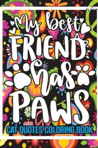 Cover of Cat Quotes Coloring Book