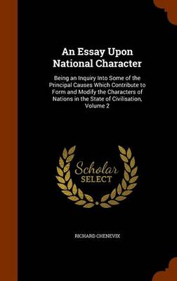 Book cover for An Essay Upon National Character