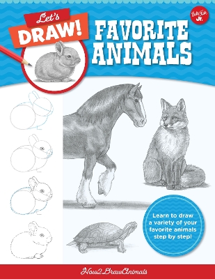 Book cover for Let's Draw Favorite Animals
