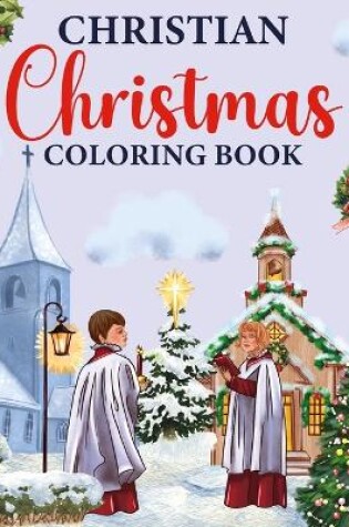 Cover of Christian Christmas Coloring Book