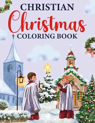 Book cover for Christian Christmas Coloring Book