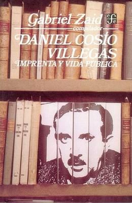 Book cover for Daniel Cosio Villegas