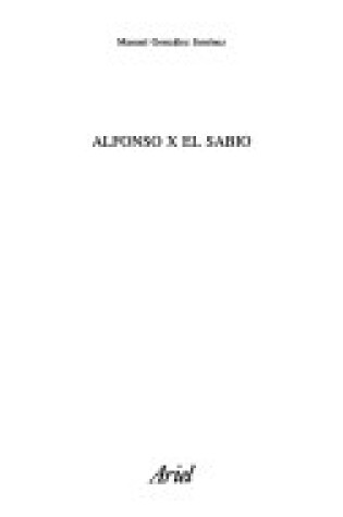 Cover of Alfonso X, El Sabio