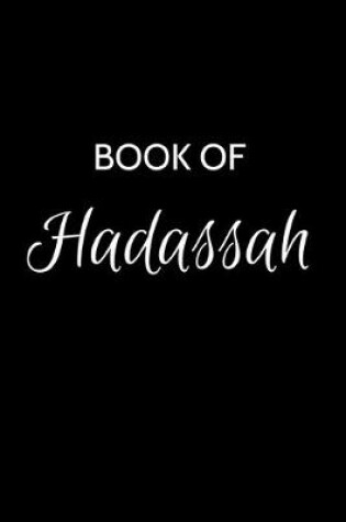 Cover of Book of Hadassah