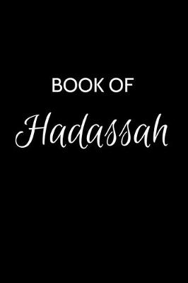 Book cover for Book of Hadassah