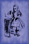 Book cover for Alice in Wonderland Journal - Drink Me (Blue)