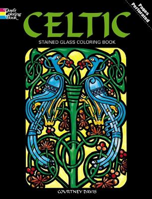 Book cover for Celtic Stained Glass Coloring Book