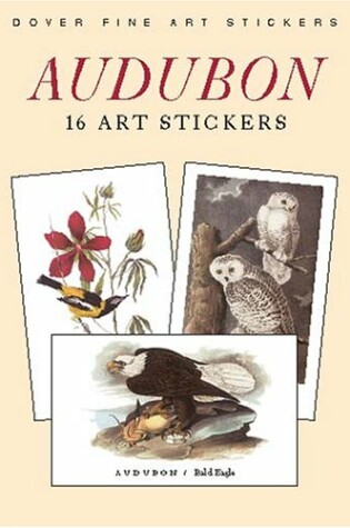 Cover of Audubon 16 Art Stickers