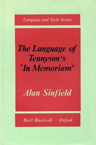 Cover of Language of Tennyson's "In Memoriam"