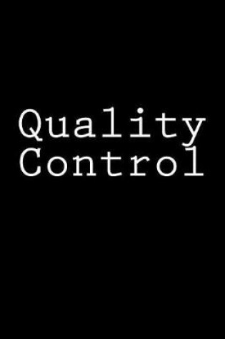 Cover of Quality Control