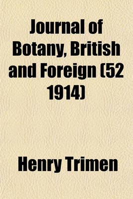 Book cover for Journal of Botany, British and Foreign (52 1914)