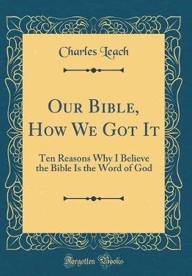 Book cover for Our Bible, How We Got It