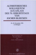 Book cover for Althistorisches Kolloquium