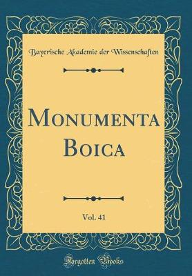 Book cover for Monumenta Boica, Vol. 41 (Classic Reprint)