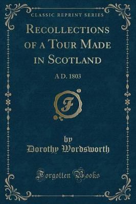 Book cover for Recollections of a Tour Made in Scotland