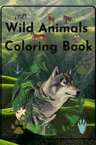 Cover of Wild Animals Coloring Book