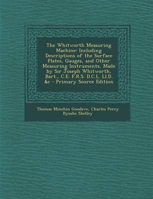 Book cover for The Whitworth Measuring Machine