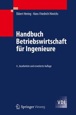 Book cover for Handbuch Betriebswirtschaft Fur Ingenieure