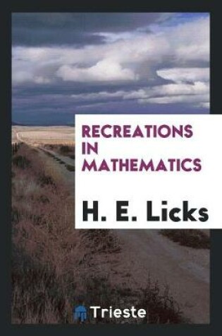 Cover of Recreations in Mathematics
