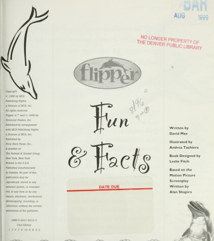 Cover of Fun and Facts All about Flipper