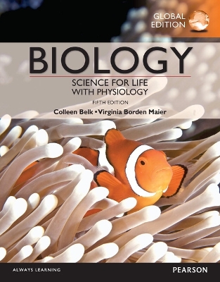 Book cover for Biology: Science for Life with Physiology, Global Edition -- Mastering Biology with Pearson eText