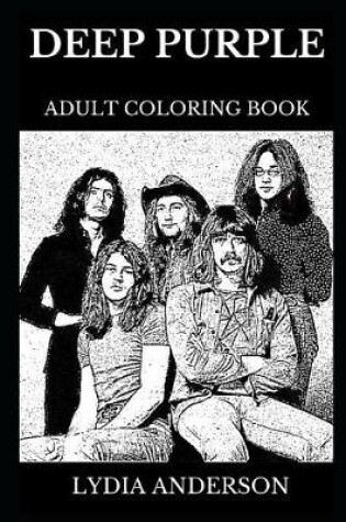 Cover of Deep Purple Adult Coloring Book