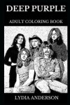 Book cover for Deep Purple Adult Coloring Book