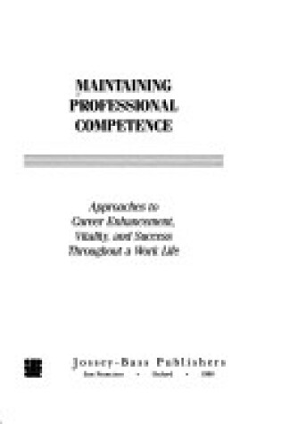 Cover of Maintaining Professional Competence