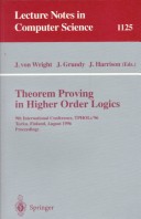 Cover of Theorem Proving in Higher Order Logics