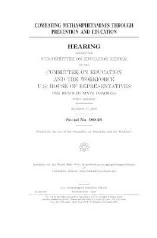 Cover of Combating methamphetamines through prevention and education