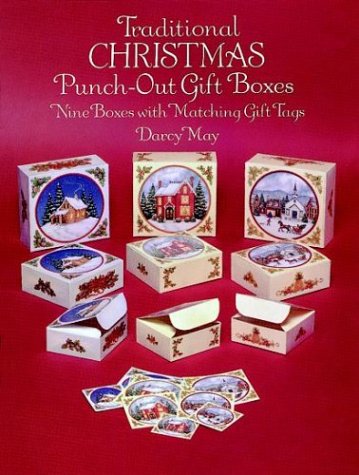 Book cover for Traditional Christmas Punch-out Gift Boxes