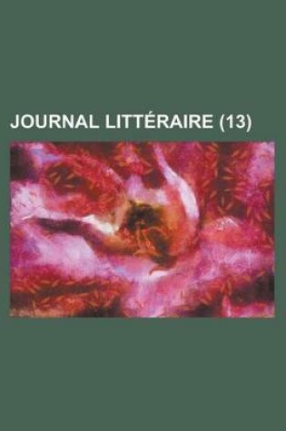 Cover of Journal Litteraire (13)