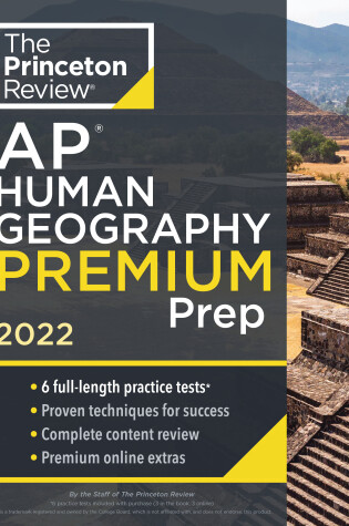 Cover of Princeton Review AP Human Geography Premium Prep, 2022