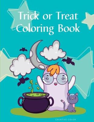 Book cover for Trick Or Treat Coloring Book