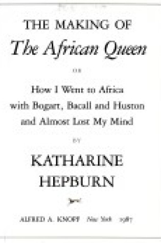 Cover of Making Africn Queen