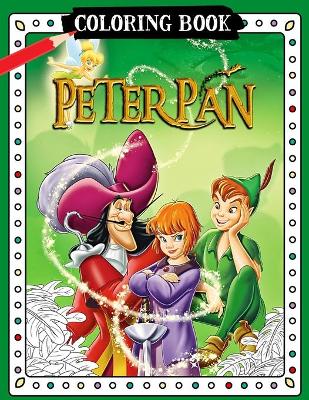 Book cover for Peter Pan Coloring Book