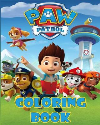 Book cover for PAW PATROL Coloring Book