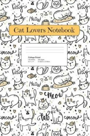 Cover of Cat Lovers Notebook