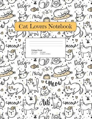 Book cover for Cat Lovers Notebook