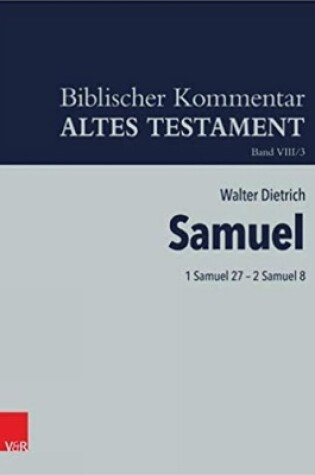 Cover of 1 Samuel 27  2 Samuel 8