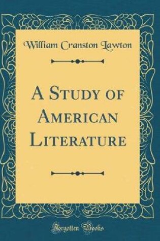 Cover of A Study of American Literature (Classic Reprint)