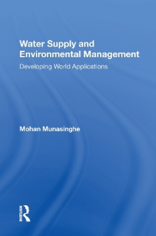 Cover of Water Supply And Environmental Management