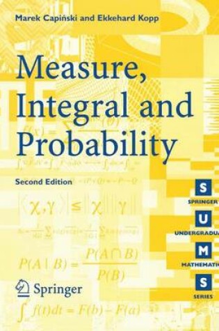 Cover of Measure, Integral and Probability